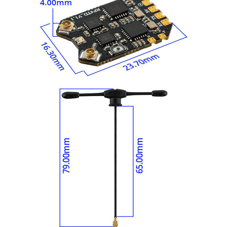 جهاز استقبال RadioMaster RP4TD - مراجعة Radiomaster Ranger 2.4Ghz Elrs Module وسعره