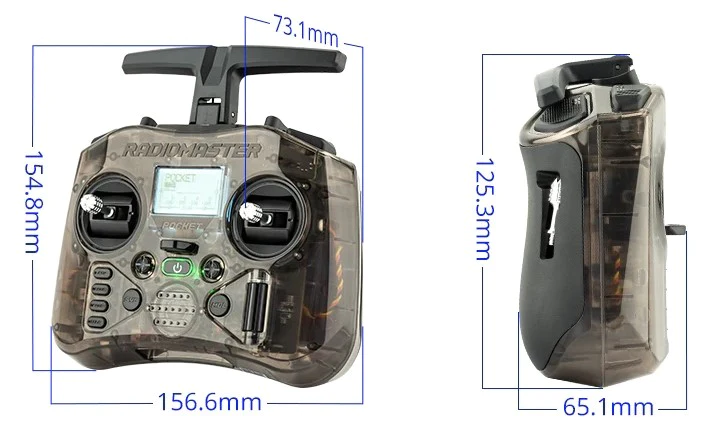 Radiomaster Pocket LBT لبلد ال - مراجعة Radiomaster Pocket Elrs M2 وسعره